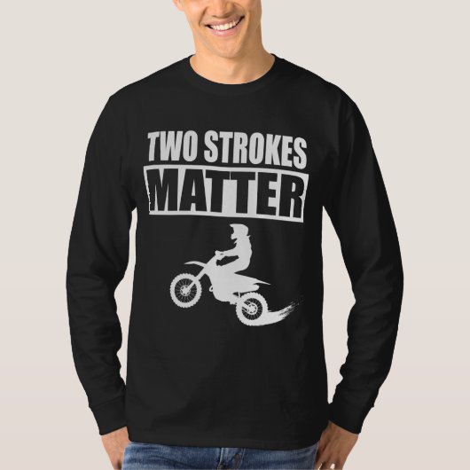 BRAAP Motorcross twee-streekmotor Rider T T-shirt (Voorkant)