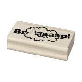 Braap! Rookring 2-takt motor vuil fiets geluid Rubberstempel (Stempel)