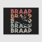  Braap Snowmobile T-Shirt I Retro Snow Sled (Voorkant)