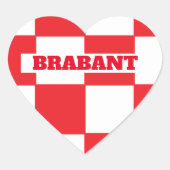 Brabant Hart Sticker (Voorkant)