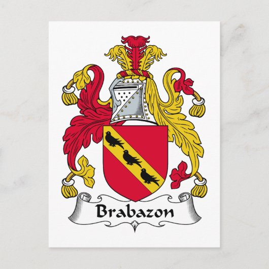Brabazon Family Crest Briefkaart (Voorkant)