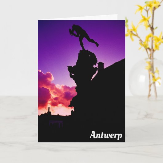 Brabo, Antwerpen Kaart (Gele Bloem)