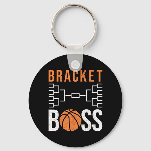 Brac Boss Grappig College Basbal Toernooi Sleutelhanger (Voorkant)