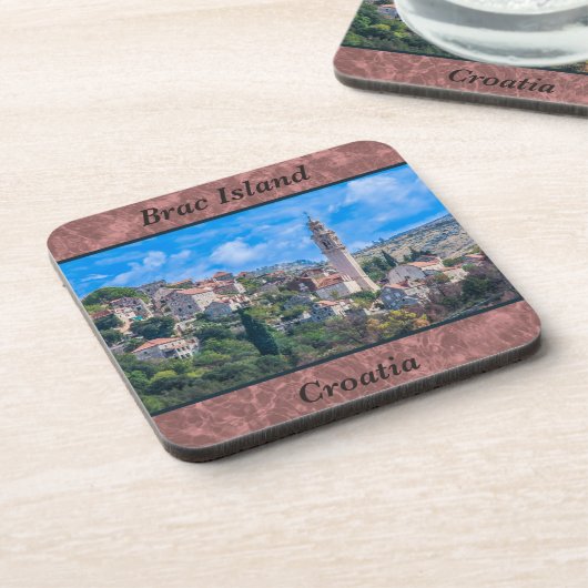 Brac-eiland, Kroatië Coasters Onderzetter (Linkerzijde)
