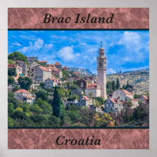 Brac Island Kroatië Foto Poster