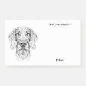 Bracco Italiano Abstracte kunsthond naam Post-it® Notes (Voorkant)