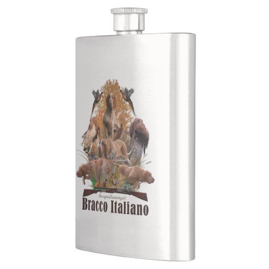 Bracco Italiano Flask Flacon (Links)