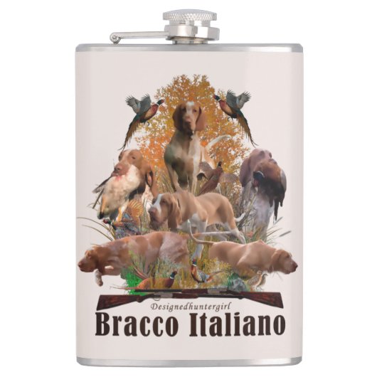 Bracco Italiano Heupfles (Voorkant)