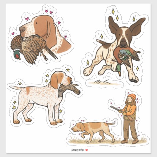 Bracco Italiano Jacht Auto Sticker (Vel)