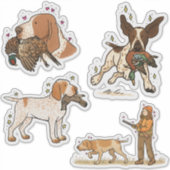 Bracco Italiano Jacht Auto Sticker (Voorkant)
