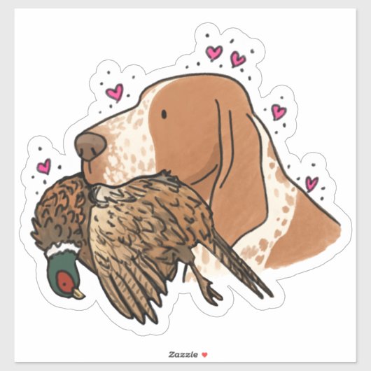 Bracco Italiano Jacht Auto Sticker (Vel)