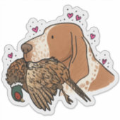 Bracco Italiano Jacht Auto Sticker (Voorkant)