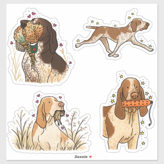 Bracco Italiano Jacht Auto Sticker (Vel)