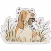 Bracco Italiano Jacht Auto Sticker (Voorkant)