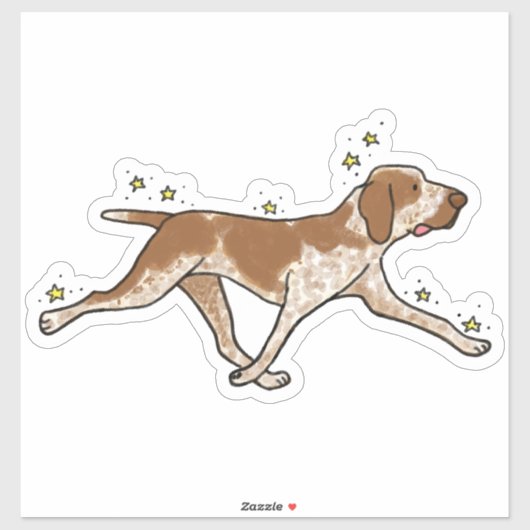 Bracco Italiano Jacht Auto Sticker (Vel)
