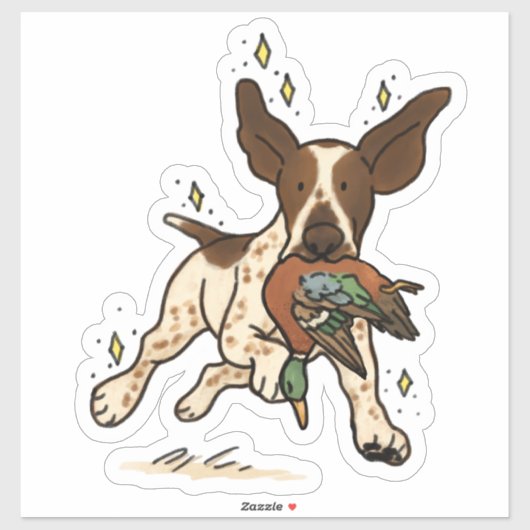 Bracco Italiano Jacht Auto Sticker (Vel)