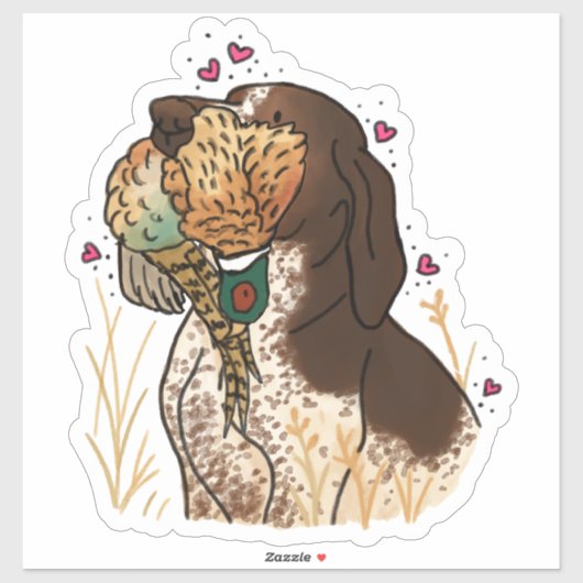 Bracco Italiano Jacht Auto Sticker (Vel)