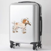 Bracco Italiano Jacht Auto Sticker (Koffer)