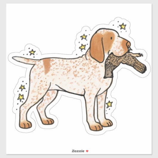Bracco Italiano Jacht Auto Sticker (Vel)