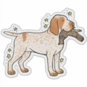 Bracco Italiano Jacht Auto Sticker (Voorkant)