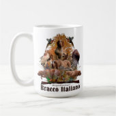 Bracco Italiano Koffiemok (Links)