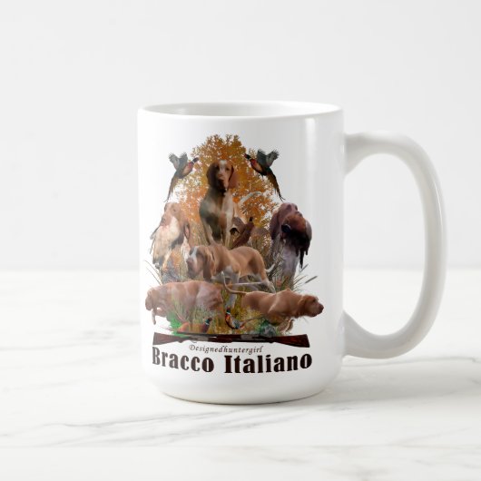 Bracco Italiano Koffiemok (Rechts)