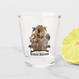 Bracco italiano shot glas