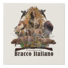 Bracco italiano tapestry imitatie canvas print