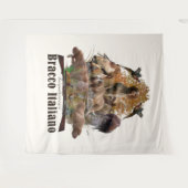 Bracco italiano wandkleed (Voorkant (horizontaal))