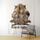Bracco italiano wandkleed (In situ)
