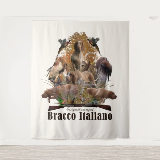 Bracco italiano wandkleed (Voorkant)