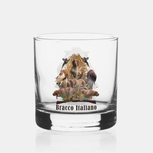 Bracco italiano whisky glas (Achterkant)