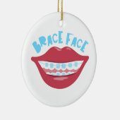 Brace Face Keramisch Ornament (Rechts)