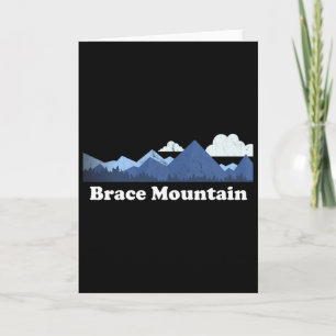 Brace Mountain Peak klimmen New York Ny Wandelen Kaart