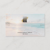 Bracelet Display Beach Foto met Logo Visitekaartje (Voorkant)