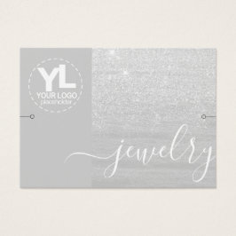 Bracelet display Glamor Silver Glitter Glam Visitekaartje