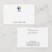 Bracelet Display Holder Voeg uw Logo toe Visitekaartje (Voorkant / Achterkant)