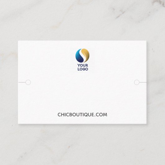 Bracelet Display Holder Voeg uw Logo toe Visitekaartje (Voorkant)