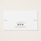 Bracelet Display Kaart ・ Earthy Floral (Achterkant)