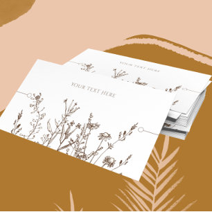 Bracelet Display Kaart ・ Earthy Floral