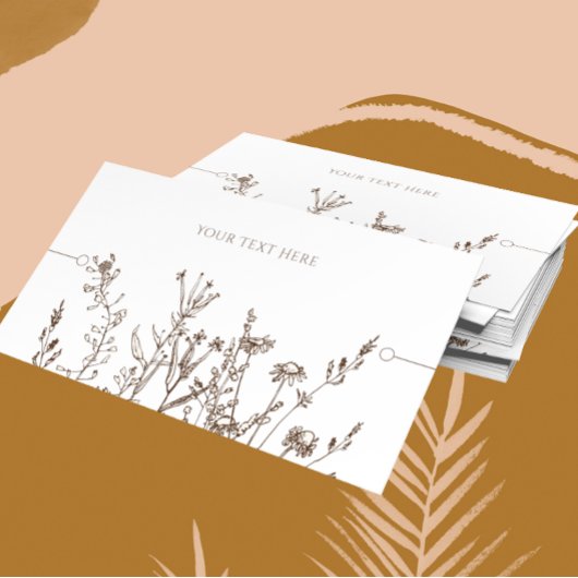 Bracelet Display Kaart ・ Earthy Floral