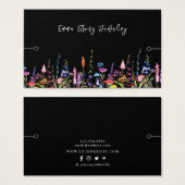 Bracelet Display Kaart ・ Kleurrijke wilde bloemen (Voorkant /achterkant)