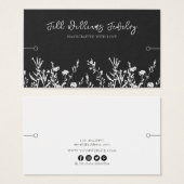 Bracelet Display Kaart Monochrome Wildbloemen (Voorkant /achterkant)