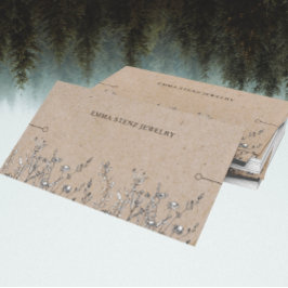 Bracelet Display Kaart ・ Rustige Wildbloemen