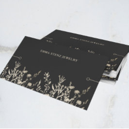 Bracelet Display Kaart ・ Rustige Wildbloemen Gold