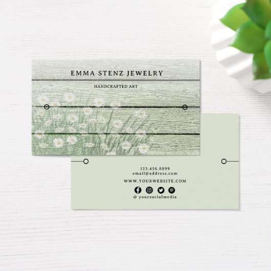 Bracelet Display Kaart ・ Rustisch hout (Bureau)