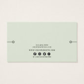 Bracelet Display Kaart ・ Rustisch hout (Achterkant)