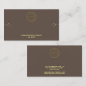 Bracelet display Voeg je Logo bruine Visitekaartje (Voorkant / Achterkant)