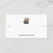 Bracelet display wit je Logo sociale media Visitekaartje (Voorkant)