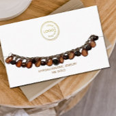 Bracelet geeft je Logo op wit Visitekaartje